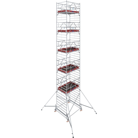 Rusztowanie jezdne aluminiowe Krause Stabilo 500 (1,50x2,00 m) – wys. rob. 12,5 m